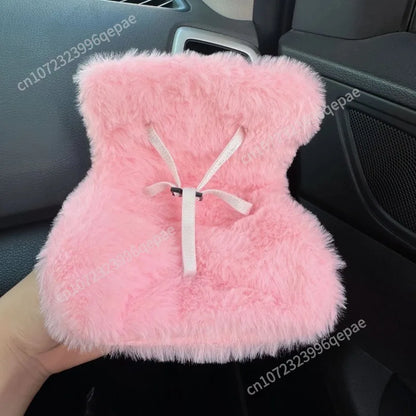 Labubu Car Doll Seat – Cute Safety Seat & Air Vent Decoration (15–17cm Dolls)