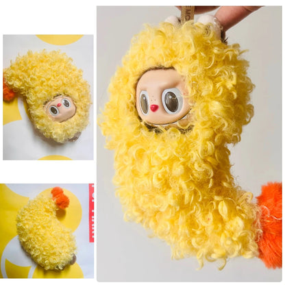 Labubu Doll Clothes – Handmade Outfits for 15/17cm (Shrimp, Cat)